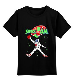Заказать детскую футболку в Москве. Детская футболка классическая унисекс Space Jam от skynatural - готовые дизайны и нанесение принтов.