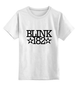 Заказать детскую футболку в Москве. Детская футболка классическая унисекс blink182 star от lozerkids - готовые дизайны и нанесение принтов.