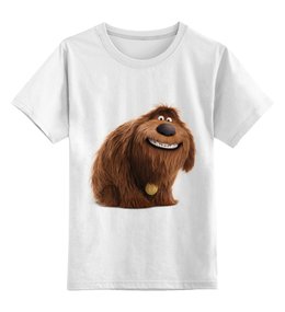 Заказать детскую футболку в Москве. Детская футболка классическая унисекс Дюк (Duke) от tadashi - готовые дизайны и нанесение принтов.