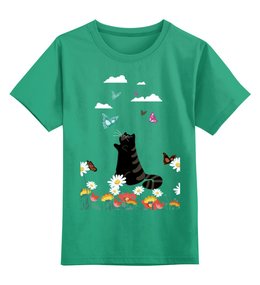 Заказать детскую футболку в Москве. Детская футболка классическая унисекс Лето   от T-shirt print  - готовые дизайны и нанесение принтов.
