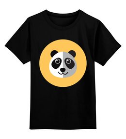 Заказать детскую футболку в Москве. Детская футболка классическая унисекс Панда от nadegda - готовые дизайны и нанесение принтов.