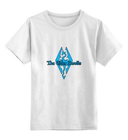 Заказать детскую футболку в Москве. Детская футболка классическая унисекс The Elder Scrolls от THE_NISE  - готовые дизайны и нанесение принтов.