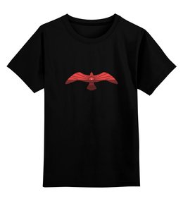 Заказать детскую футболку в Москве. Детская футболка классическая унисекс RED BIRD / Красная Птица от crash - готовые дизайны и нанесение принтов.