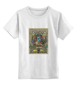 Заказать детскую футболку в Москве. Детская футболка классическая унисекс Santana от Fedor - готовые дизайны и нанесение принтов.