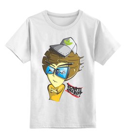 Заказать детскую футболку в Москве. Детская футболка классическая унисекс Funky man от metko - готовые дизайны и нанесение принтов.