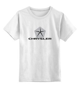 Заказать детскую футболку в Москве. Детская футболка классическая унисекс Chrysler от DESIGNER   - готовые дизайны и нанесение принтов.