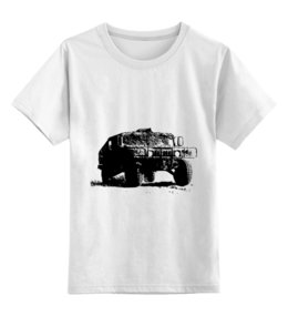 Заказать детскую футболку в Москве. Детская футболка классическая унисекс Hummer от vphone - готовые дизайны и нанесение принтов.
