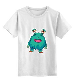 Заказать детскую футболку в Москве. Детская футболка классическая унисекс Монстрик от acidhouses - готовые дизайны и нанесение принтов.
