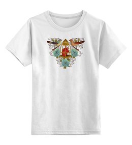 Заказать детскую футболку в Москве. Детская футболка классическая унисекс сердце в клетке от 4erta - готовые дизайны и нанесение принтов.