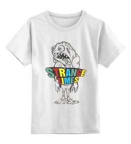 Заказать детскую футболку в Москве. Детская футболка классическая унисекс Strange Times Goon tothestars от slider - готовые дизайны и нанесение принтов.