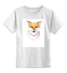 Заказать детскую футболку в Москве. Детская футболка классическая унисекс Маленькая хитрость от the_fox - готовые дизайны и нанесение принтов.
