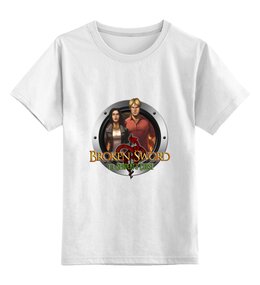 Заказать детскую футболку в Москве. Детская футболка классическая унисекс Broken Sword от THE_NISE  - готовые дизайны и нанесение принтов.
