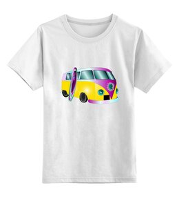 Заказать детскую футболку в Москве. Детская футболка классическая унисекс Сёрфинг от Irinakn - готовые дизайны и нанесение принтов.