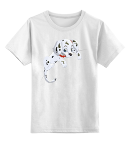 Заказать детскую футболку в Москве. Детская футболка классическая унисекс Щенок  от Виктор Гришин - готовые дизайны и нанесение принтов.