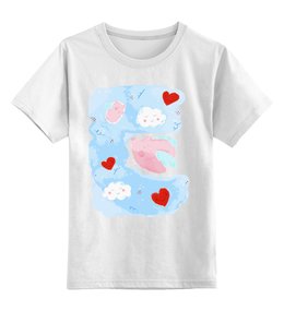 Заказать детскую футболку в Москве. Детская футболка классическая унисекс Счастье от Anna Eremina - готовые дизайны и нанесение принтов.