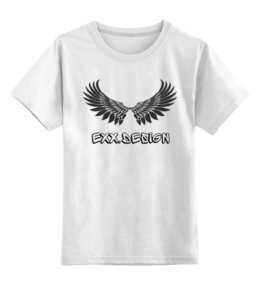 Заказать детскую футболку в Москве. Детская футболка классическая унисекс Exx.Design от mrporandox@gmail.com - готовые дизайны и нанесение принтов.