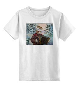 Заказать детскую футболку в Москве. Детская футболка классическая унисекс Animal Art от Leichenwagen - готовые дизайны и нанесение принтов.