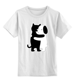 Заказать детскую футболку в Москве. Детская футболка классическая унисекс ДРУЖБА!!! от Алексс Неро - готовые дизайны и нанесение принтов.