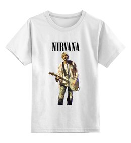 Заказать детскую футболку в Москве. Детская футболка классическая унисекс Nirvana  от rancid - готовые дизайны и нанесение принтов.