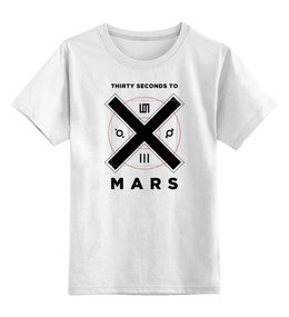 Заказать детскую футболку в Москве. Детская футболка классическая унисекс 30 Seconds to Mars от geekbox - готовые дизайны и нанесение принтов.