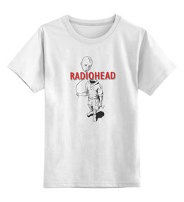 Заказать детскую футболку в Москве. Детская футболка классическая унисекс Radiohead  от geekbox - готовые дизайны и нанесение принтов.