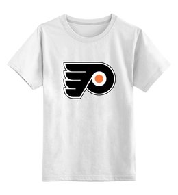 Заказать детскую футболку в Москве. Детская футболка классическая унисекс Philadelphia Flyers / NHL USA от KinoArt - готовые дизайны и нанесение принтов.