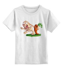 Заказать детскую футболку в Москве. Детская футболка классическая унисекс Злая морковка от ПРИНТЫ ПЕЧАТЬ  - готовые дизайны и нанесение принтов.