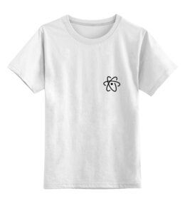 Заказать детскую футболку в Москве. Детская футболка классическая унисекс Atom sctructure от Костя Михеев - готовые дизайны и нанесение принтов.