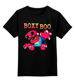 Заказать детскую футболку в Москве. Детская футболка классическая унисекс Project Playtime Boxy Boo от weeert - готовые дизайны и нанесение принтов.