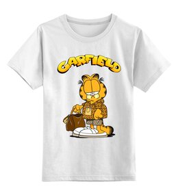 Заказать детскую футболку в Москве. Детская футболка классическая унисекс ❖ Garfield Shopping ❖ от balden - готовые дизайны и нанесение принтов.