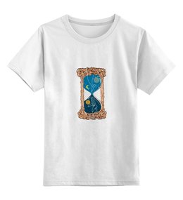 Заказать детскую футболку в Москве. Детская футболка классическая унисекс Песочные часы от THE_NISE  - готовые дизайны и нанесение принтов.