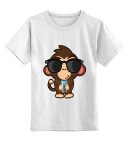 Заказать детскую футболку в Москве. Детская футболка классическая унисекс Мартыш от Easy-store - готовые дизайны и нанесение принтов.