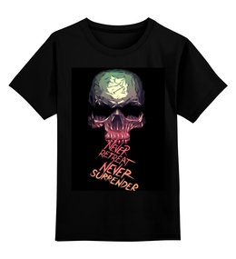 Заказать детскую футболку в Москве. Детская футболка классическая унисекс Skull - 3 от Vladec11 - готовые дизайны и нанесение принтов.