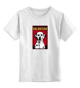 Заказать детскую футболку в Москве. Детская футболка классическая унисекс Собака: DALMATIAN от Виктор Гришин - готовые дизайны и нанесение принтов.