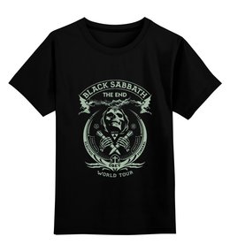 Заказать детскую футболку в Москве. Детская футболка классическая унисекс "Black Sabbath" от Fedor - готовые дизайны и нанесение принтов.