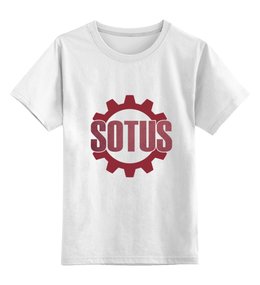 Заказать детскую футболку в Москве. Детская футболка классическая унисекс SOTUS от dex-ter-83@yandex.ru - готовые дизайны и нанесение принтов.