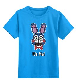Заказать детскую футболку в Москве. Детская футболка классическая унисекс Бонни ( Bonnie The Bunny) от cherdantcev - готовые дизайны и нанесение принтов.