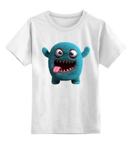 Заказать детскую футболку в Москве. Детская футболка классическая унисекс Монстр от Ирина - готовые дизайны и нанесение принтов.