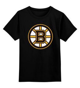 Заказать детскую футболку в Москве. Детская футболка классическая унисекс Boston Bruins от Сергей Дульнев - готовые дизайны и нанесение принтов.