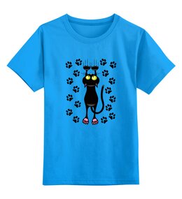 Заказать детскую футболку в Москве. Детская футболка классическая унисекс Котик  от T-shirt print  - готовые дизайны и нанесение принтов.