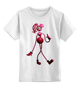 Заказать детскую футболку в Москве. Детская футболка классическая унисекс Poppy Playtime - Мама длинные ноги от weeert - готовые дизайны и нанесение принтов.