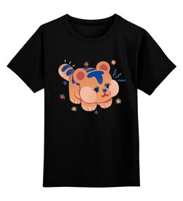 Заказать детскую футболку в Москве. Детская футболка классическая унисекс Рычащий тигрёнок от Fix Print - готовые дизайны и нанесение принтов.