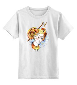 Заказать детскую футболку в Москве. Детская футболка классическая унисекс Долли от goroshek - готовые дизайны и нанесение принтов.