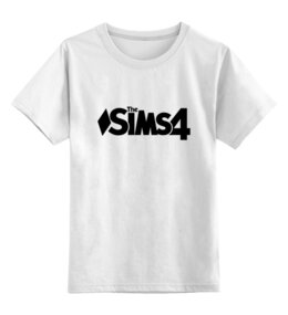 Заказать детскую футболку в Москве. Детская футболка классическая унисекс  Sims 4 от THE_NISE  - готовые дизайны и нанесение принтов.