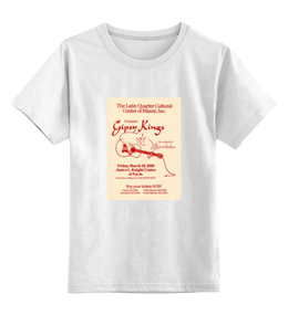 Заказать детскую футболку в Москве. Детская футболка классическая унисекс Gipsy Kings от Виктор Гришин - готовые дизайны и нанесение принтов.