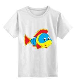 Заказать детскую футболку в Москве. Детская футболка классическая унисекс Рыбка 3 от Виктор Гришин - готовые дизайны и нанесение принтов.