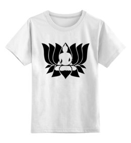 Заказать детскую футболку в Москве. Детская футболка классическая унисекс Будда Лотос от MariYang  - готовые дизайны и нанесение принтов.
