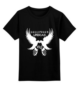 Заказать детскую футболку в Москве. Детская футболка классическая унисекс Hollywood Undead от scarletmiku - готовые дизайны и нанесение принтов.