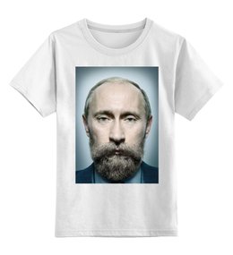 Заказать детскую футболку в Москве. Детская футболка классическая унисекс Путинизм от poplechu - готовые дизайны и нанесение принтов.
