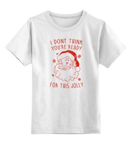 Заказать детскую футболку в Москве. Детская футболка классическая унисекс Дед Мороз. Новый год от geekbox - готовые дизайны и нанесение принтов.
